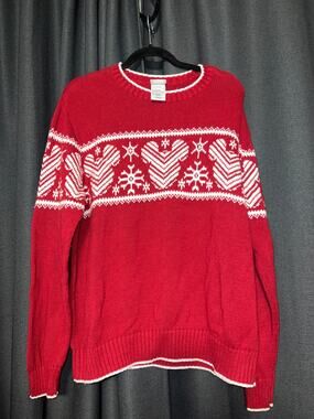 Ugly Christmas Sweater Xmas Size Large Disney